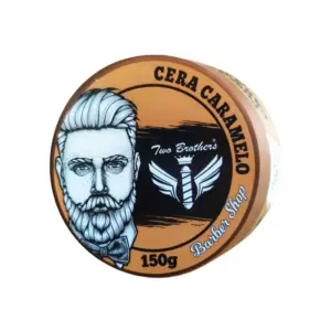 Cera Modeladora Caramelo Anti-frizz Efeito Molhado Tradicional Two Brothers 150g