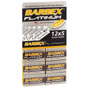 Cartela de Laminas Barbex Platinum 50 Laminas