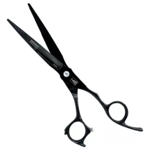Tesoura Mofashi 7 Polegadas Preta Fio Laser