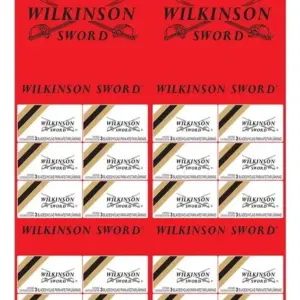 Lâminas de aço inoxidável Wilkinson 05 cartela 60 unidades